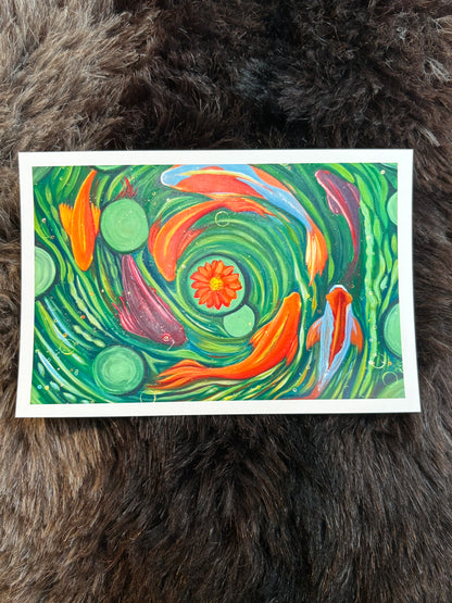 Koi Painting Mini Print