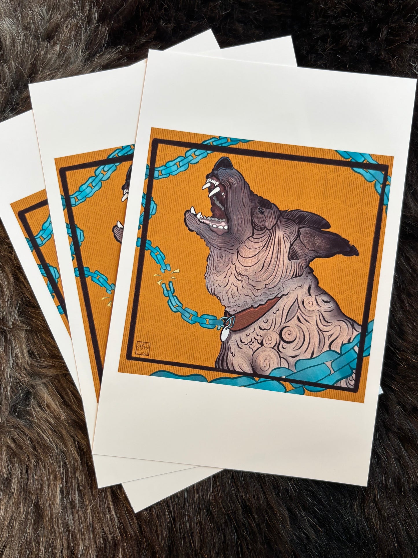 All Bite No Bark Mini Print