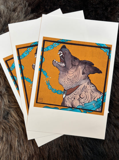 All Bite No Bark Mini Print