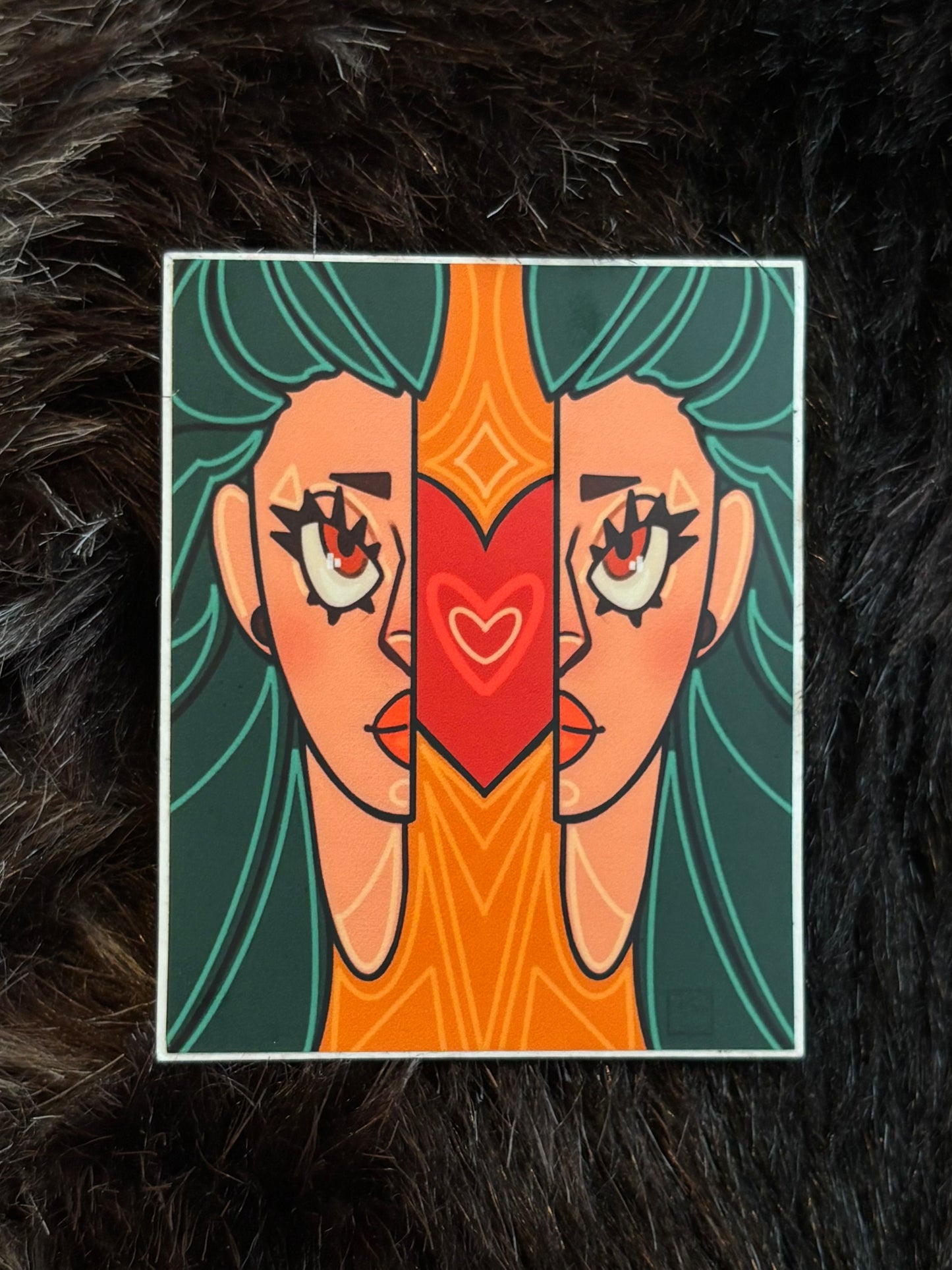 Symmetry Sticker 2.5x3”