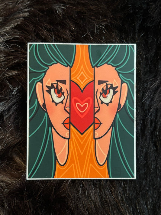 Symmetry Sticker 2.5x3”