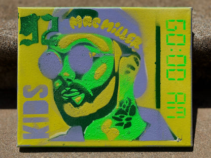 Mac Spray Paint Painting 8x10”